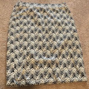 Knit pattern skirt